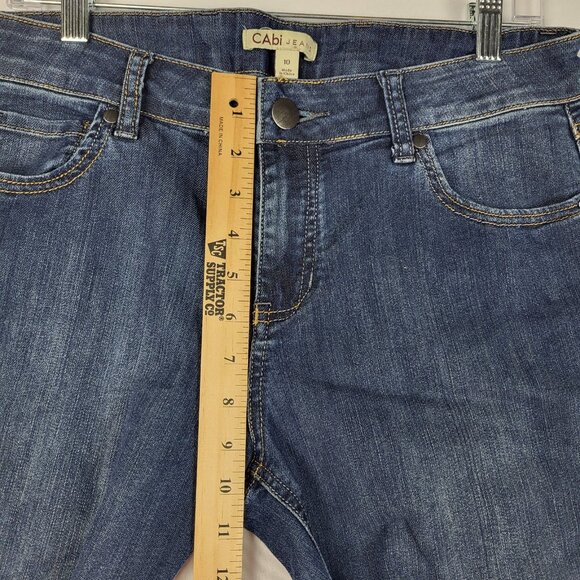 Cabi Boot Cut Jeans Women's 10 Dark Wash Mid Rise Preppy Style #333L - Picture 6 of 10